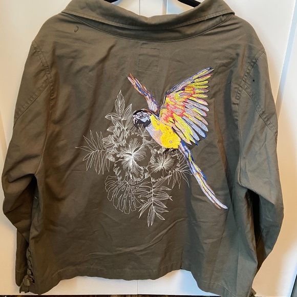 Dex Women's Utility Jacket, Embroidered Back, 1X - Picture 1 of 5